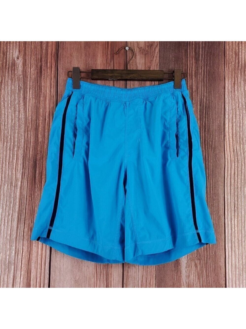 Lululemon Mens Medium 8.5" Inseam Pace Breaker Lined Short Blue Shorts Pockets